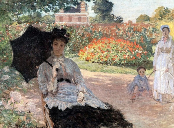 Camille in the Garden with Jean - Claude Monet