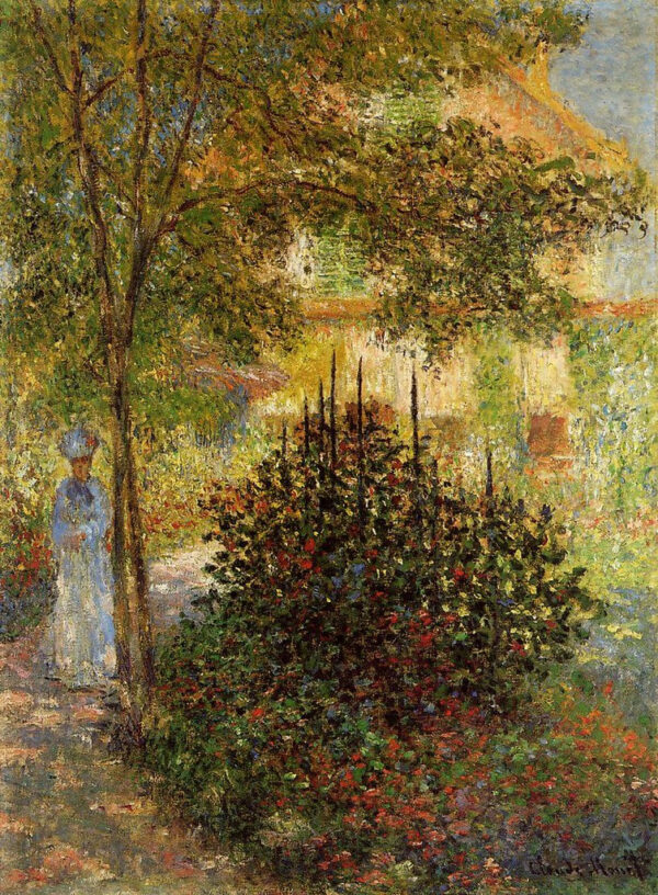 Camille in the Garden at Argenteuil - Claude Monet