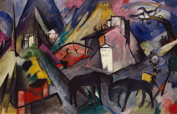 The Unhappy Country of Tyrol - Franz Marc