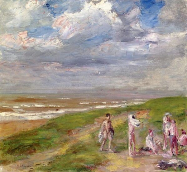 After the Bathing - Max Liebermann