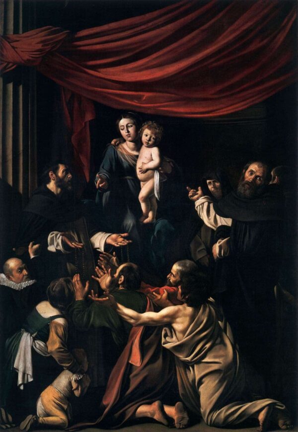 The Madonna of the Rosary - Caravaggio