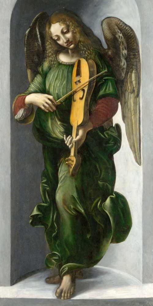 Angel in Green with Violin - Leonardo da Vinci