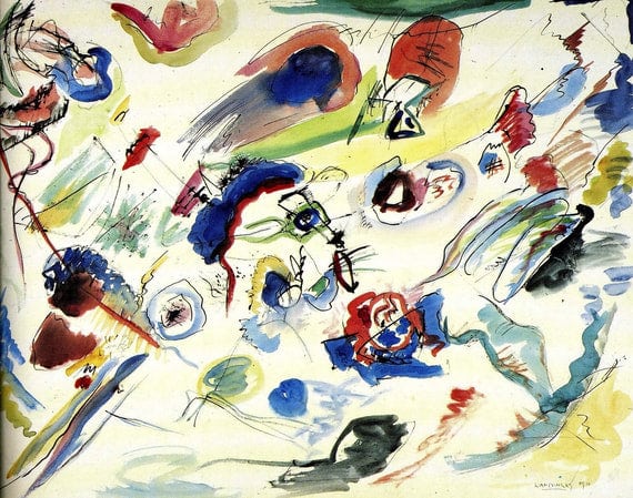 Abstract Watercolor - Vassily Kandinsky