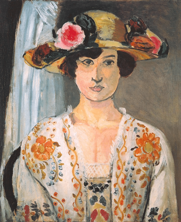 Woman with a Flowered Hat - Matisse