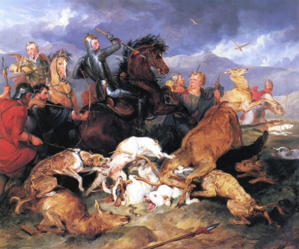 The Hunt of Chevy Chase - Edwin Landseer