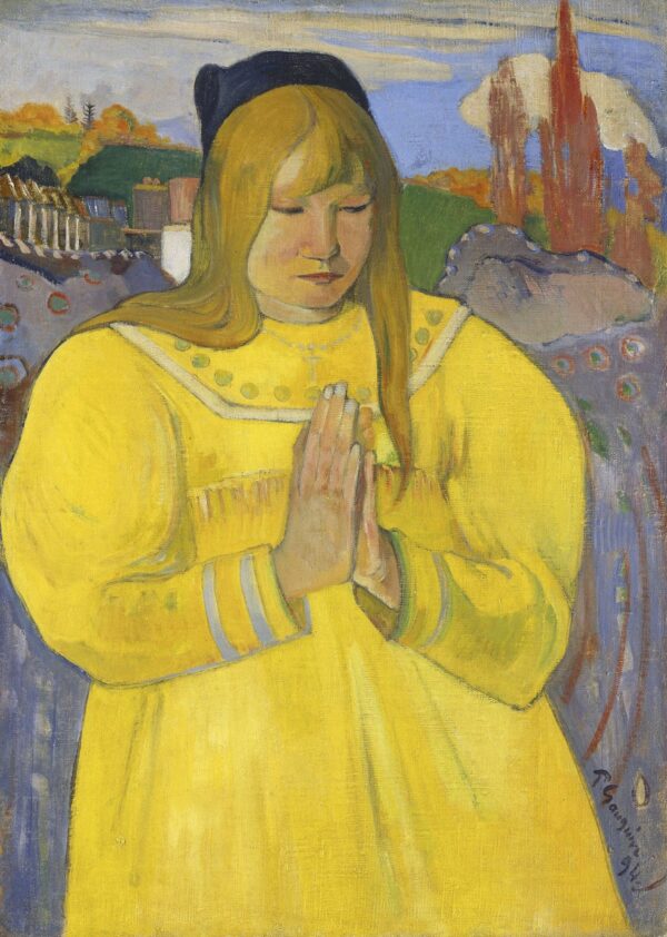 Breton Woman Praying - Paul Gauguin