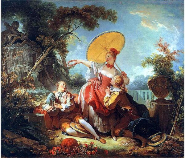 The Musical Contest - Jean-Honoré Fragonard