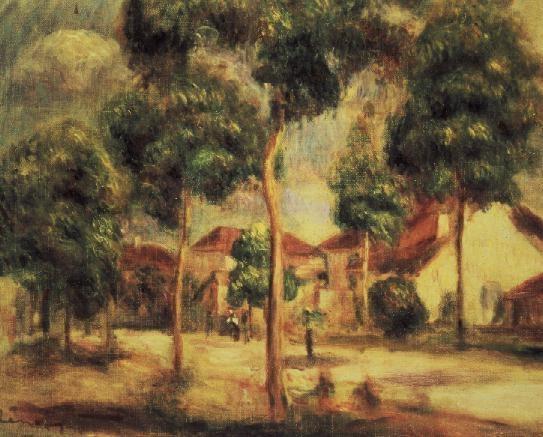 The Sunny Road - Pierre-Auguste Renoir