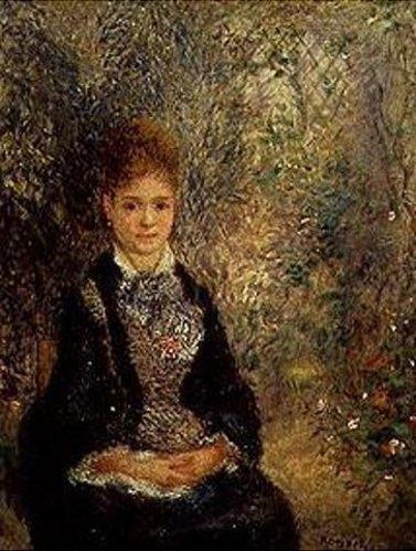 Young Woman in the Garden (The Grisette) - Pierre-Auguste Renoir