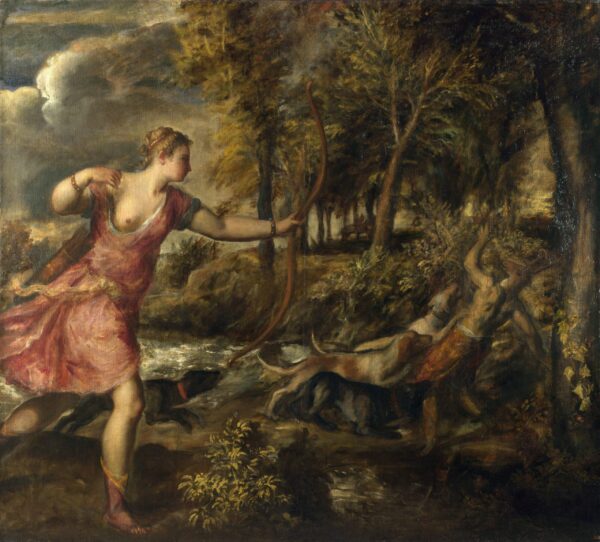 The Death of Actaeon - Titian