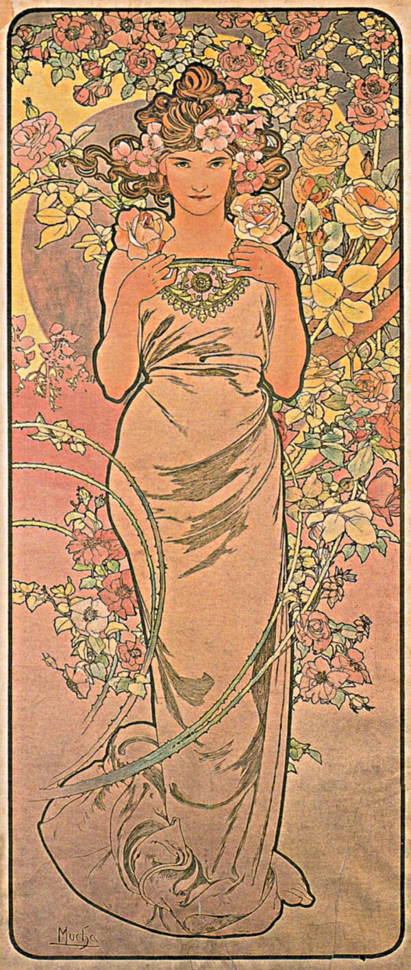 The Rose - Mucha