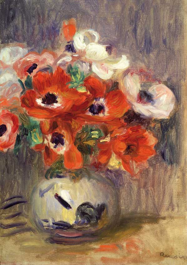 Anemones - Pierre-Auguste Renoir