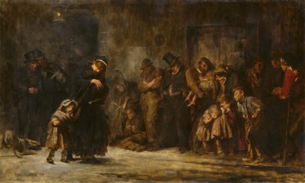 Candidates for admission to a casual service - Luke Fildes