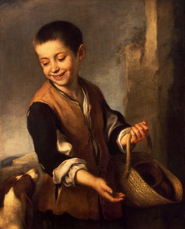 Boy with a Dog - Bartolomé Esteban Murillo