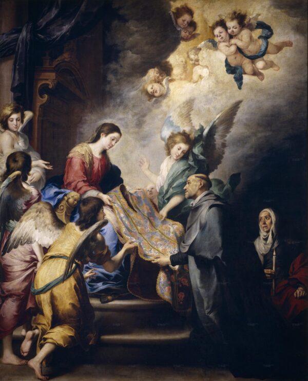 Apparition of the Virgin to Saint Ildefonsus - Bartolomé Esteban Murillo