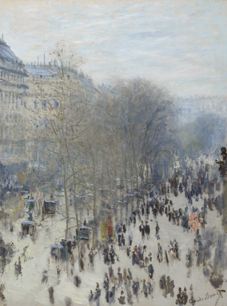 Boulevard of Capucines - Painting by Monet