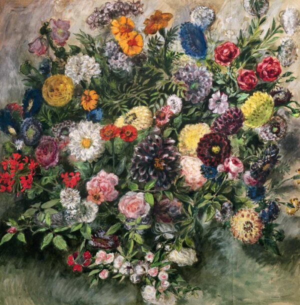 Bouquet of Flowers - Eugène Delacroix