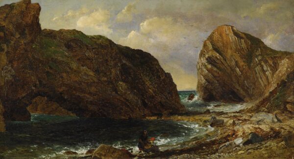 By the Sea, Lulworth - Jasper Francis Cropsey