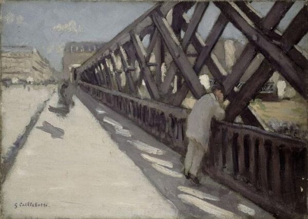 Sketch for the Bridge of Europe - Caillebotte