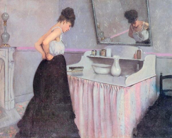 Woman at Her Toilette - Caillebotte