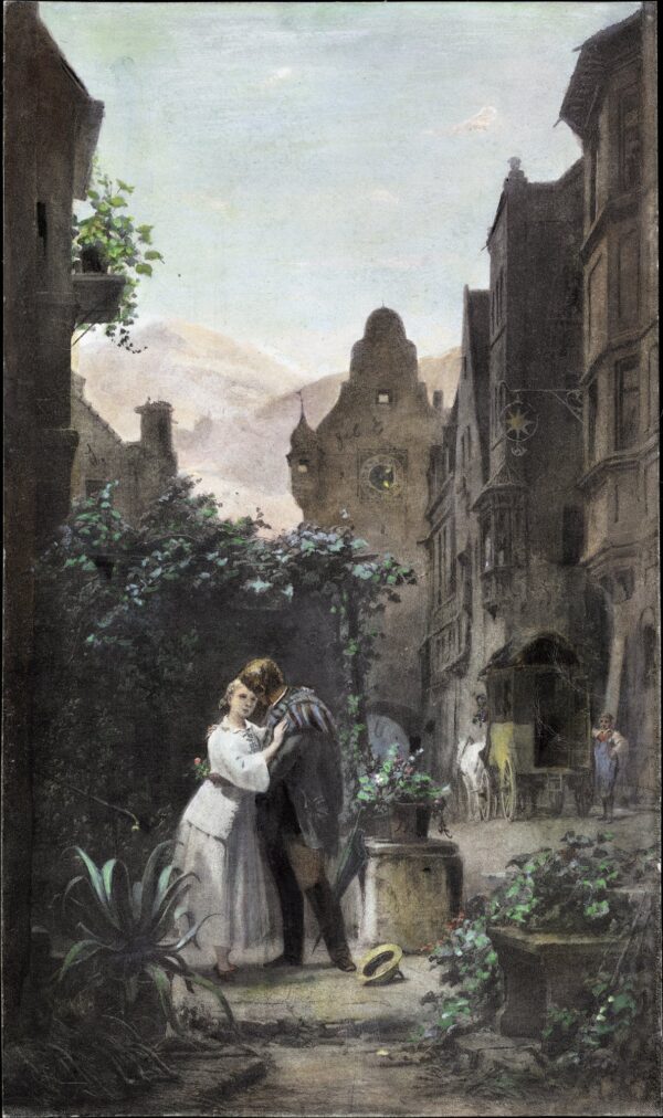 Farewell, c.1855 - Carl Spitzweg