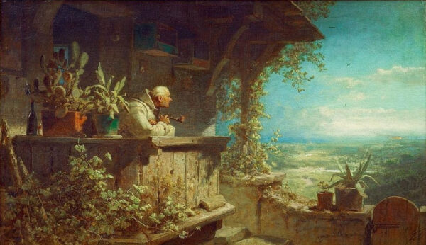 Suspicious Smoke - Carl Spitzweg