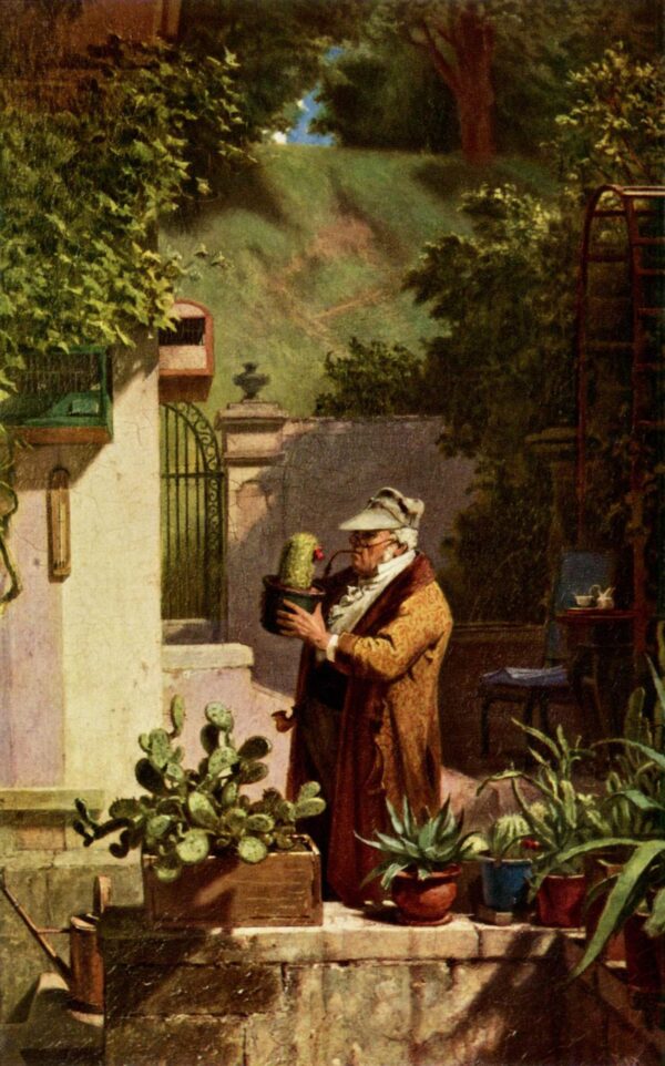 The Friend of Cacti - Carl Spitzweg