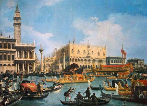 The Bucintoro on the Ascension Day Festival – Giovanni Antonio Canal