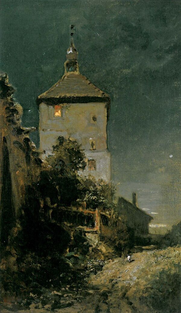 The Blasturm in Schwandorf - Carl Spitzweg