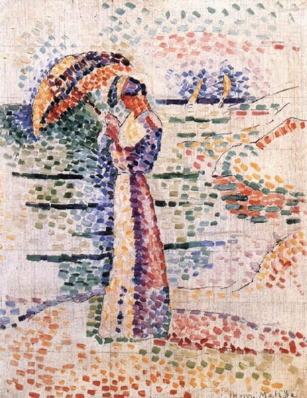 Figure with Umbrella 1905 - Matisse