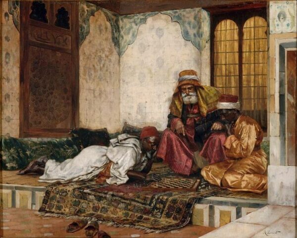 The Chess Game - Rudolf Ernst