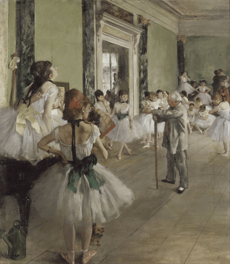 Die 100 berühmtesten Gemälde der Welt Edgar Degas The Ballet Class Google Art Project 1338x1536 1 Der Blog Master Apollon