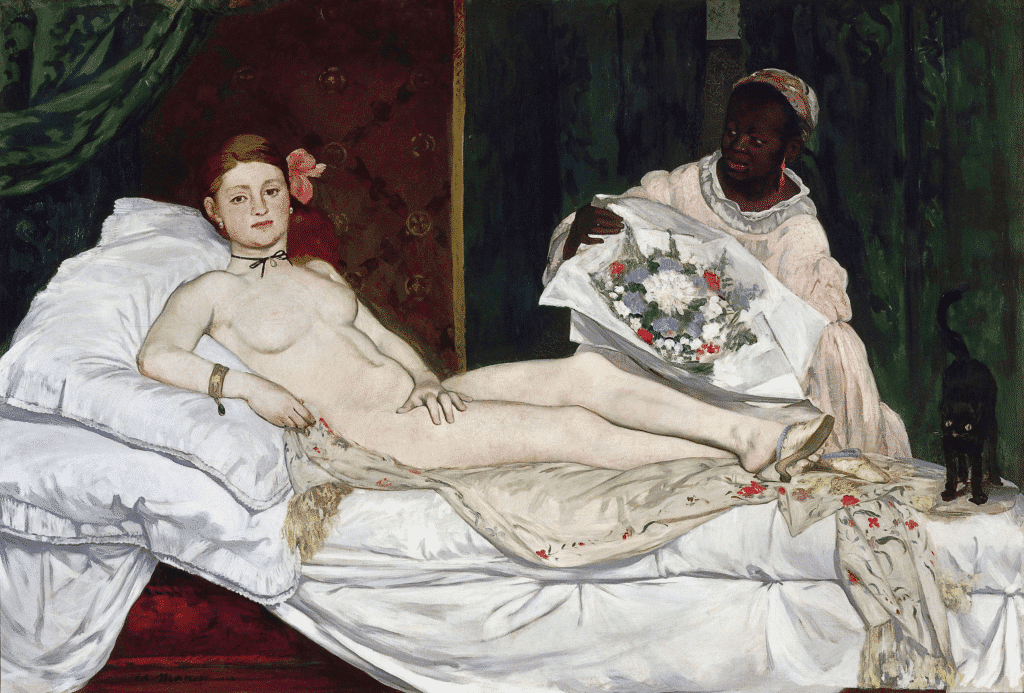 Die 100 berühmtesten Gemälde der Welt Edouard Manet Olympia Google Art ProjectFXD 1024x693 1 Der Blog Master Apollon