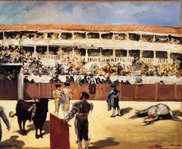 Bullfight: The Death of the Bull - Edouard Manet