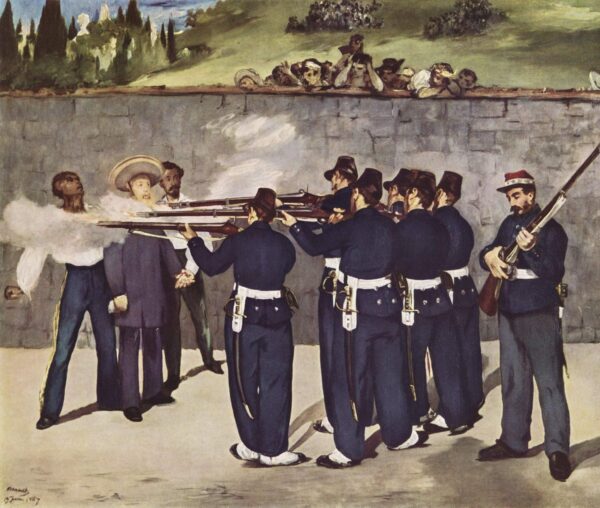 The Execution of Maximilian - Edouard Manet