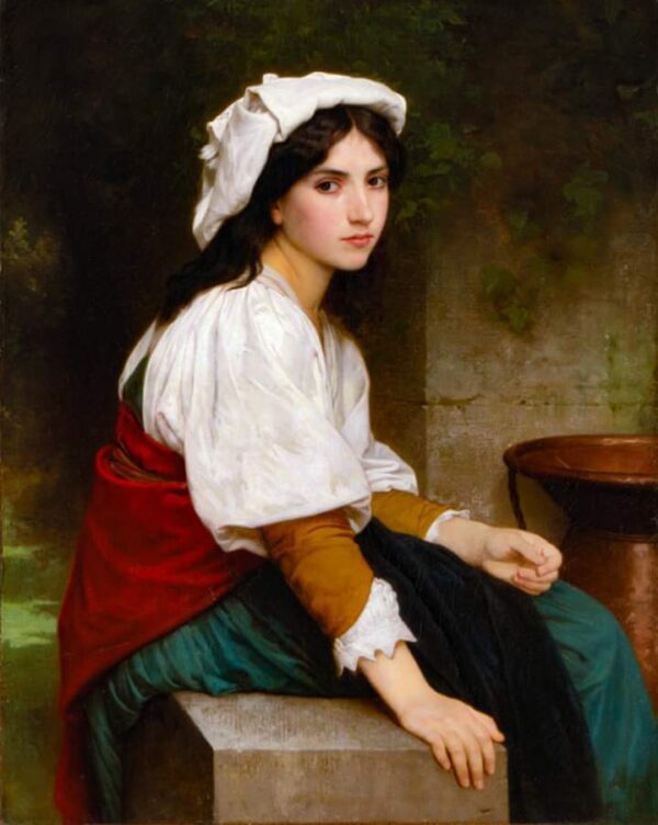 Italian Woman at the Fountain - William Bouguereau