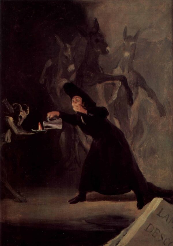 The Devil's Lamp - Francisco de Goya