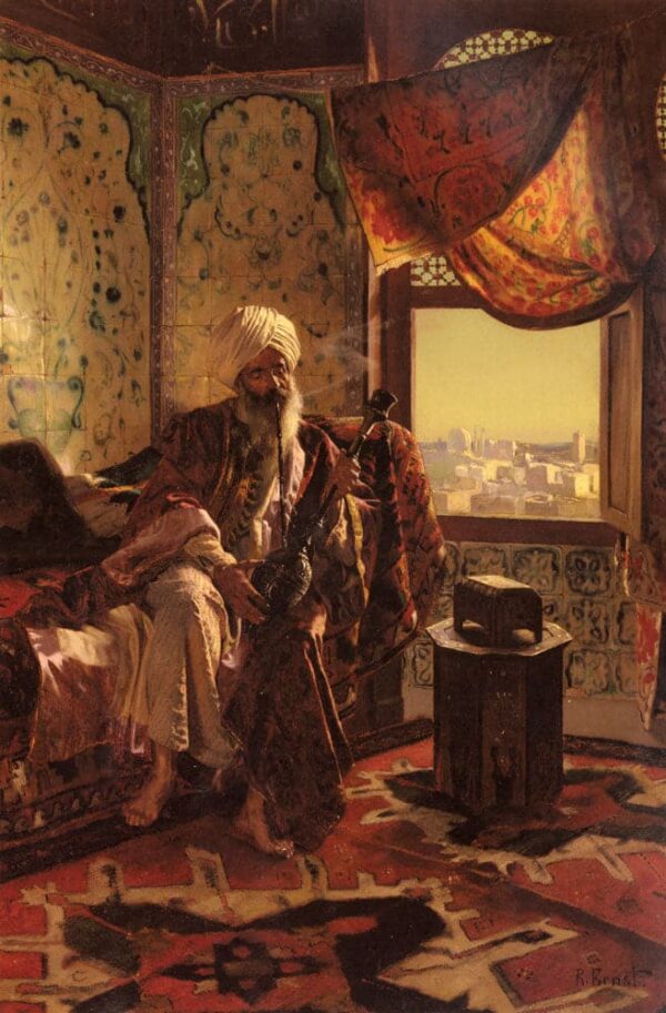 Smoking the Hookah - Rudolf Ernst