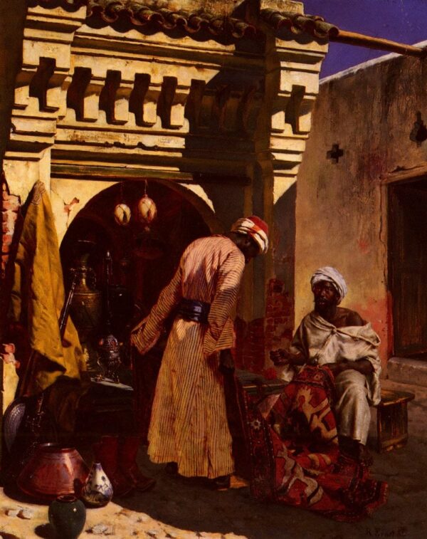 The Carpet Merchant - Rudolf Ernst