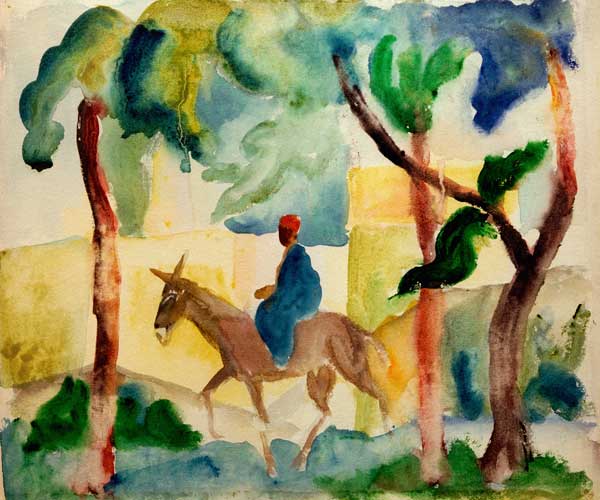 Donkey Cavaliers - August Macke