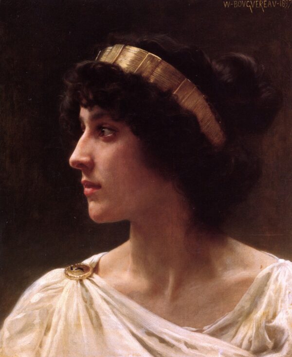 Irène - William Bouguereau. 

Translation: Irene - William Bouguereau