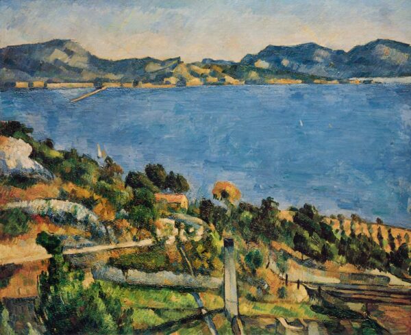 Estaque landscape at the Gulf of Marseille - Paul Cézanne