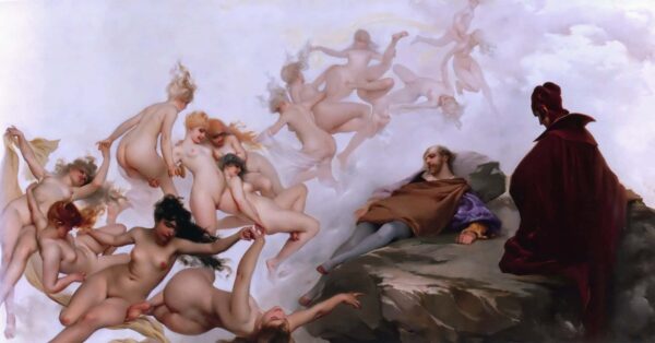 The Vision of Faust - Luis Ricardo Falero