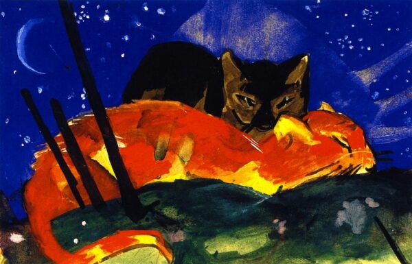 Two Cats - Franz Marc