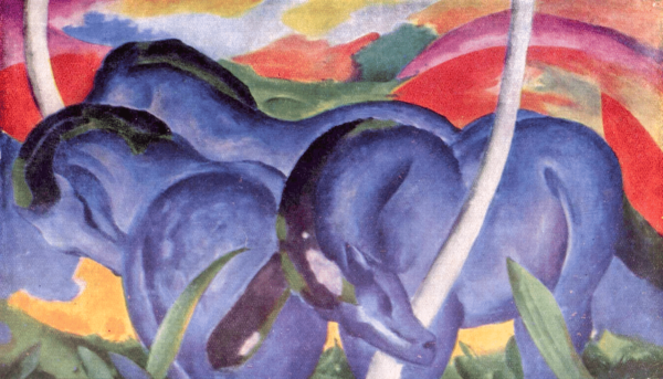 Great Blue Horses - Franz Marc