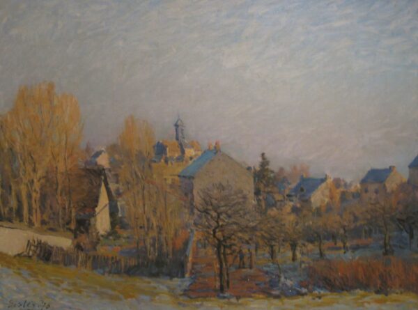 Frost at Louveciennes - Alfred Sisley