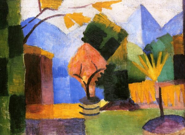 Garden at Thuner Lake - August Macke