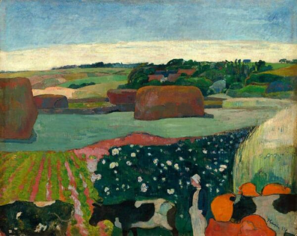 The Haystack in Brittany - Paul Gauguin