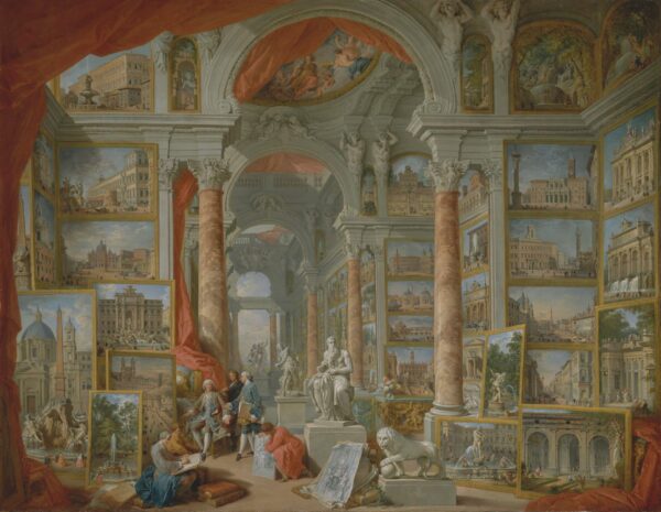 Gallery of Views of Modern Rome - Giovanni Paolo Panini