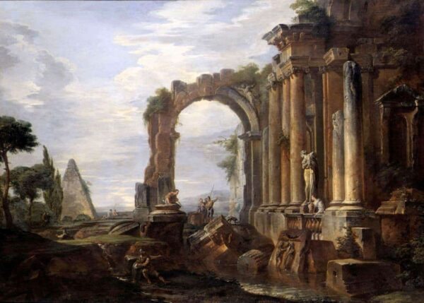 Capriccio of Classical Ruins, 1730 - Giovanni Paolo Panini